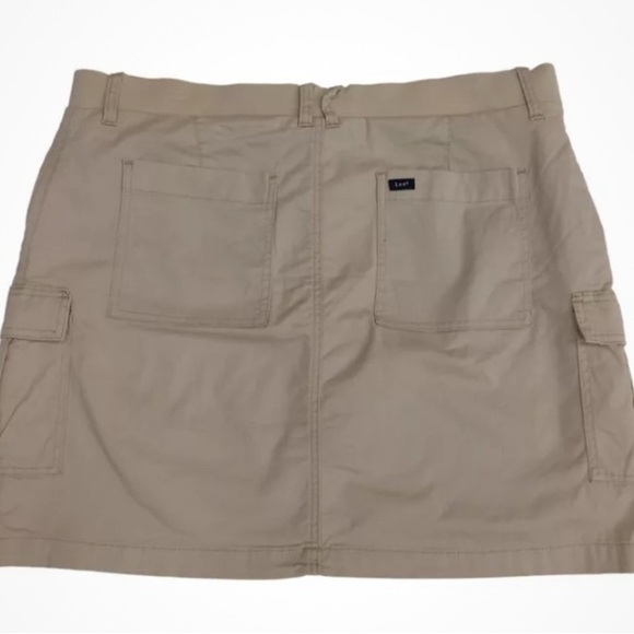 Lee Womens Size 20 Plus Size Oxford Tan Comfort Waist Band Skort. New With Tags - Picture 4 of 7